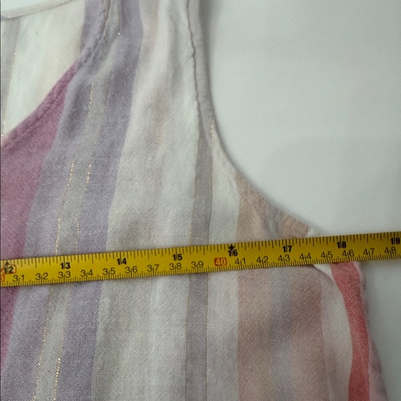 Rails Multicolor Striped Ruffle Tank Top - Picture 6 of 11